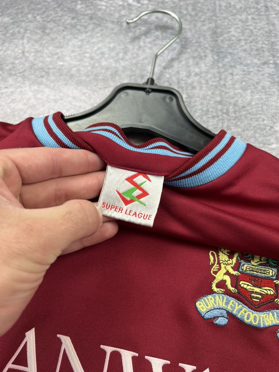 Vintage 2001/02 BURNLEY FC Vintage Super League Home Football Shirt Size US L / EU 52-54 / 3 - 5 Thumbnail