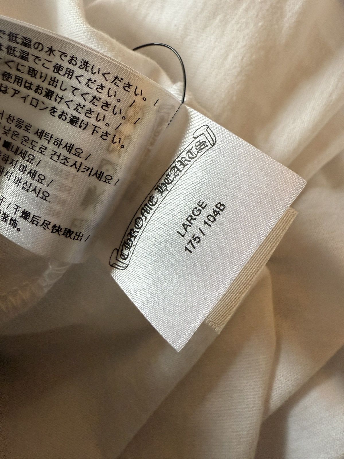 Chrome Hearts Chrome Hearts White blue neck print Long Sleeve Size US L / EU 52-54 / 3 - 7 Thumbnail