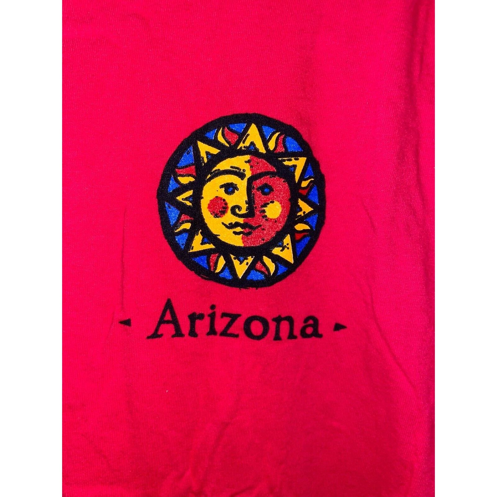 Vintage Vintage Arizona Sunshine Shirt Cactus Art Red Tee VTG 1995 L Size US L / EU 52-54 / 3 - 4 Thumbnail