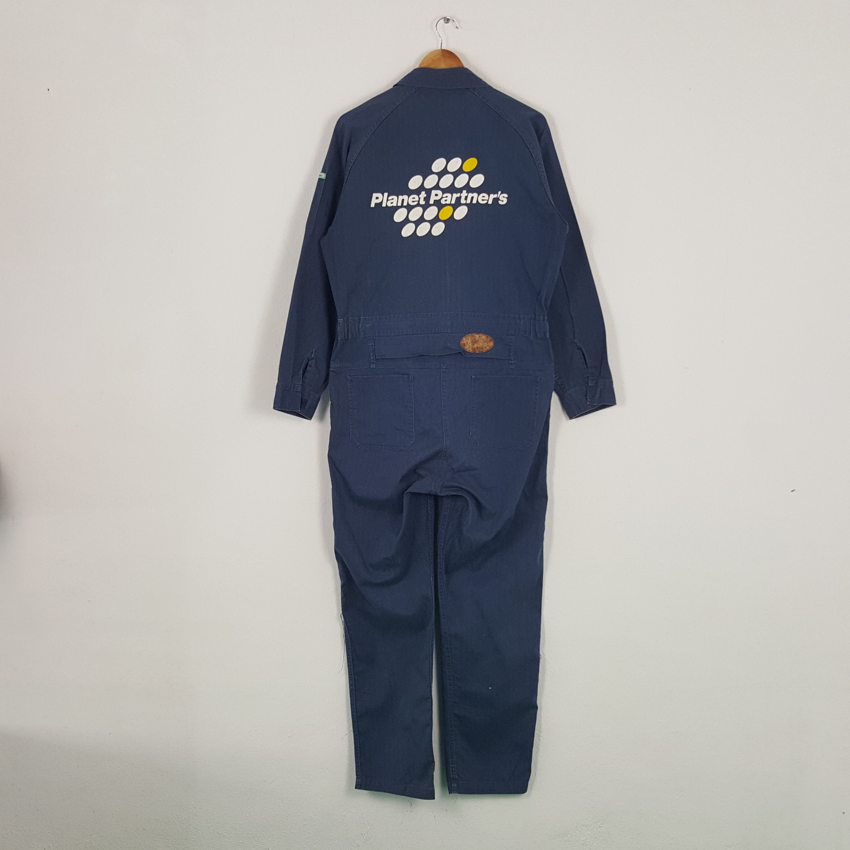 Japanese Brand × Vintage Vintage Planet Partner's Japanese Brand Coverall Jacket Size US L / EU 52-54 / 3 - 1 Thumbnail