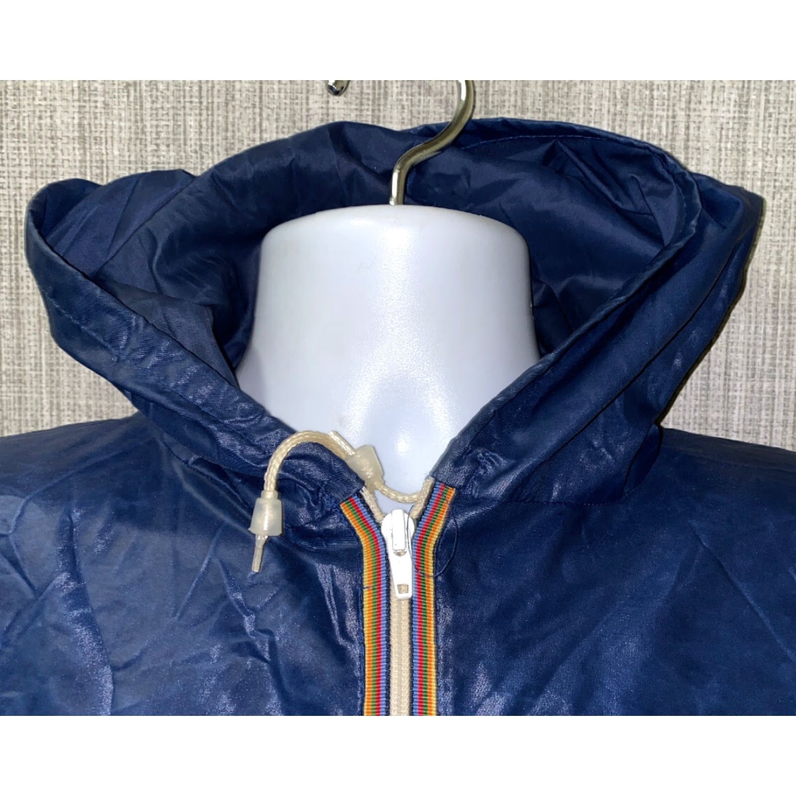 Vintage VINTAGE Nasharr Mens Blue Nylon 1/2 Zip Rain Jacket Size M Size US M / EU 48-50 / 2 - 3 Thumbnail