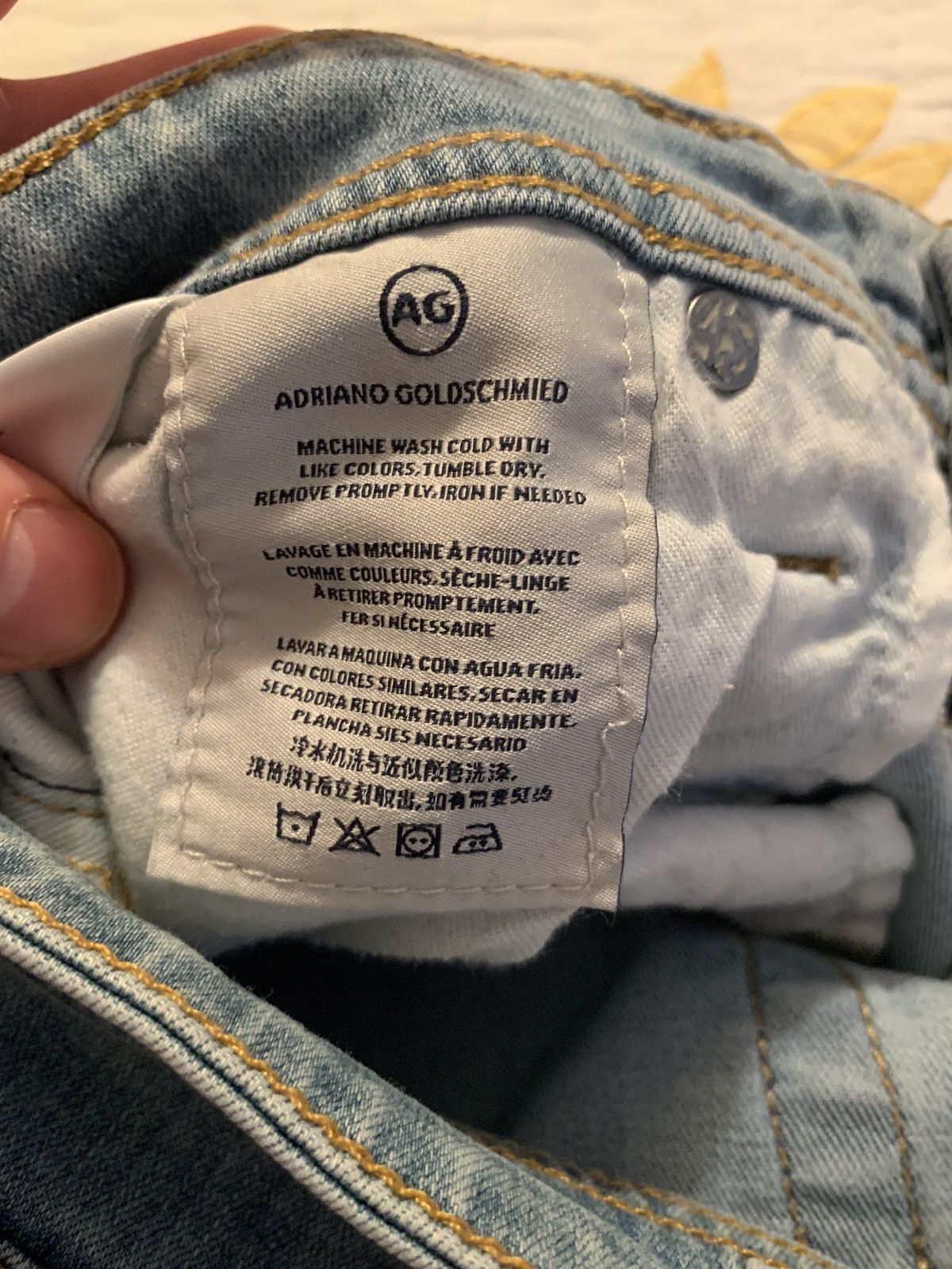 AG Adriano Goldschmied Mens Jeans Adriano Goldschmied AG-ED Denim 32 Size US 32 / EU 48 - 10 Thumbnail