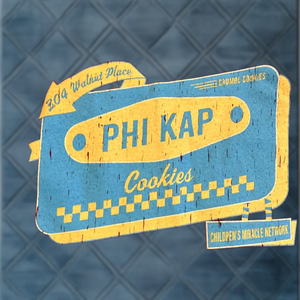 Gildan Phi Kappa Sigma PHI KAP Crumbl Cookie RARE Long Sleeve T Shirt Large Size US L / EU 52-54 / 3 - 1 Thumbnail