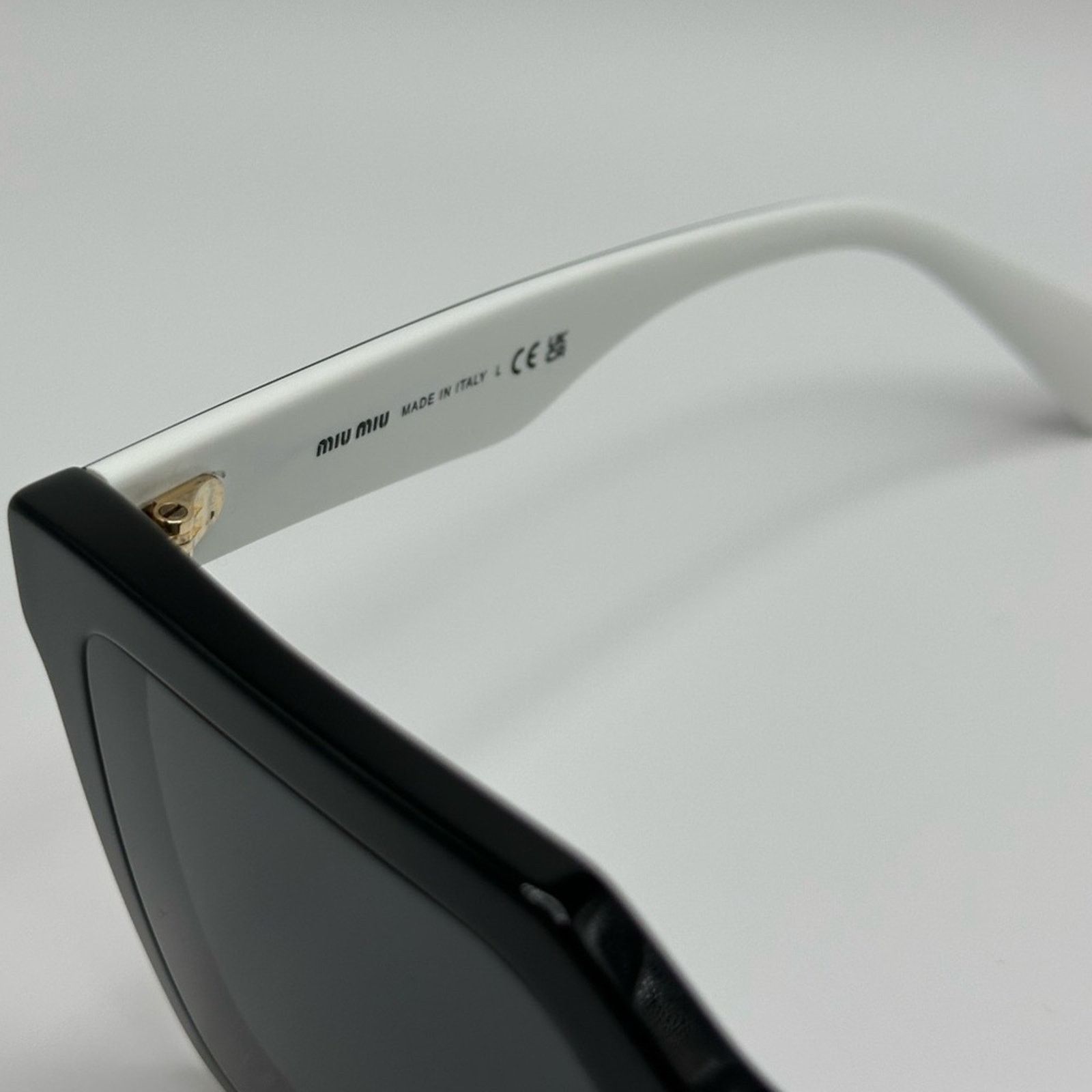Miu Miu MIU MIU Sunglasses MU03YS 10G5S0 Black/Dark Grey Women NEW Size ONE SIZE - 4 Thumbnail