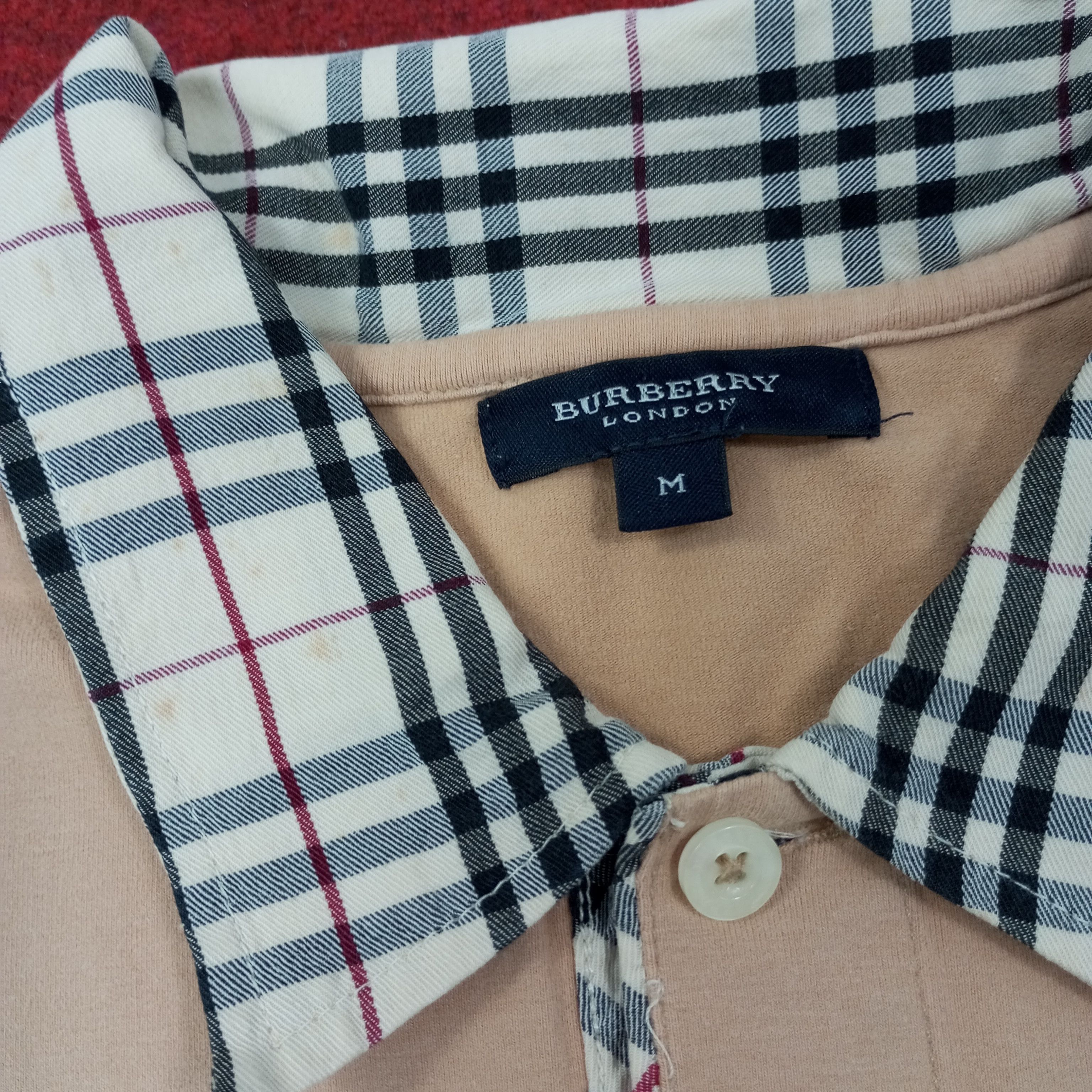 Burberry Burberry London Fashion Brand Long Sleeve Polos c249n9 Size US M / EU 48-50 / 2 - 3 Thumbnail