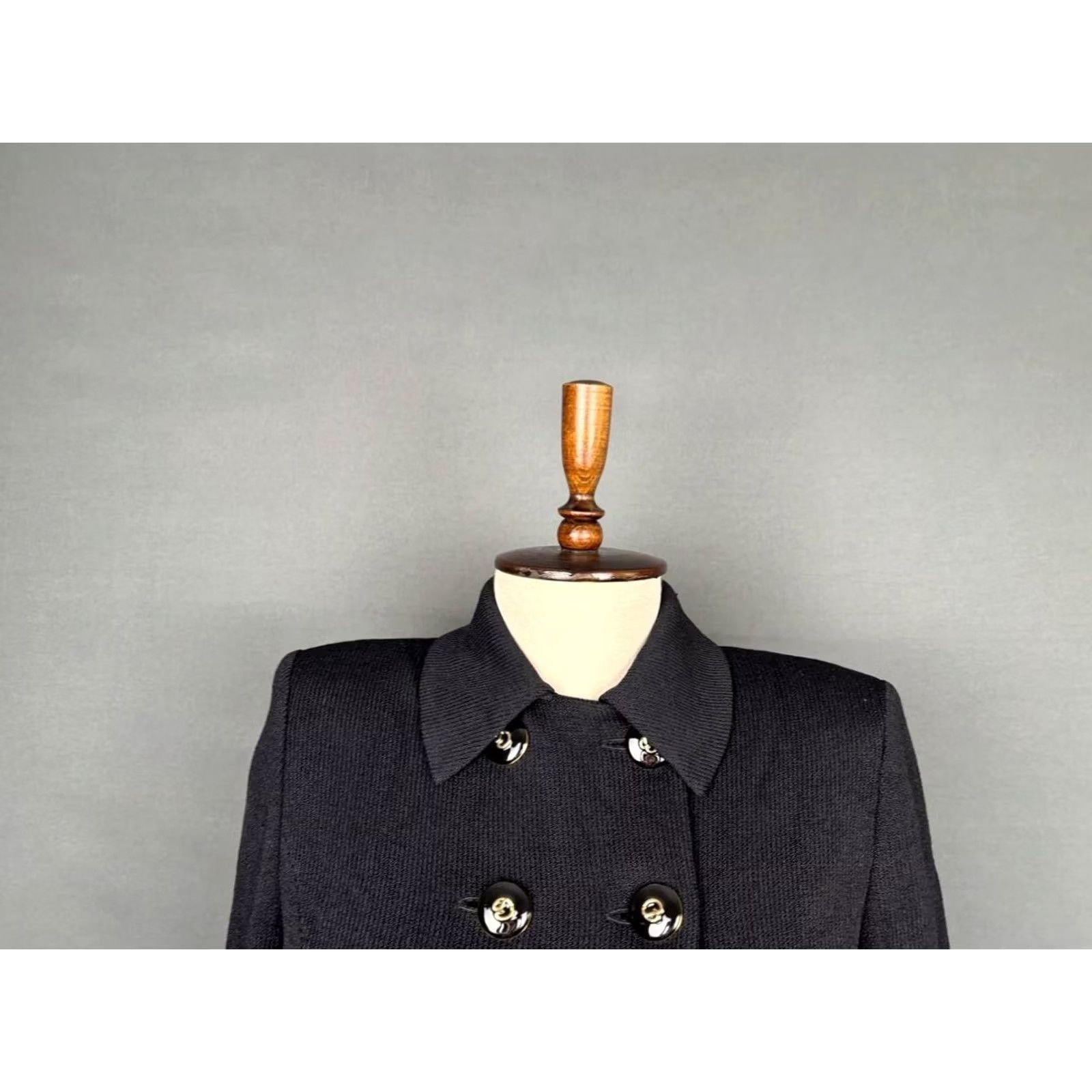 St. John St. John Collection By Marie Gray Double-Breasted Jacket Size 4 Black Womens Size S / US 4 / IT 40 - 7 Thumbnail