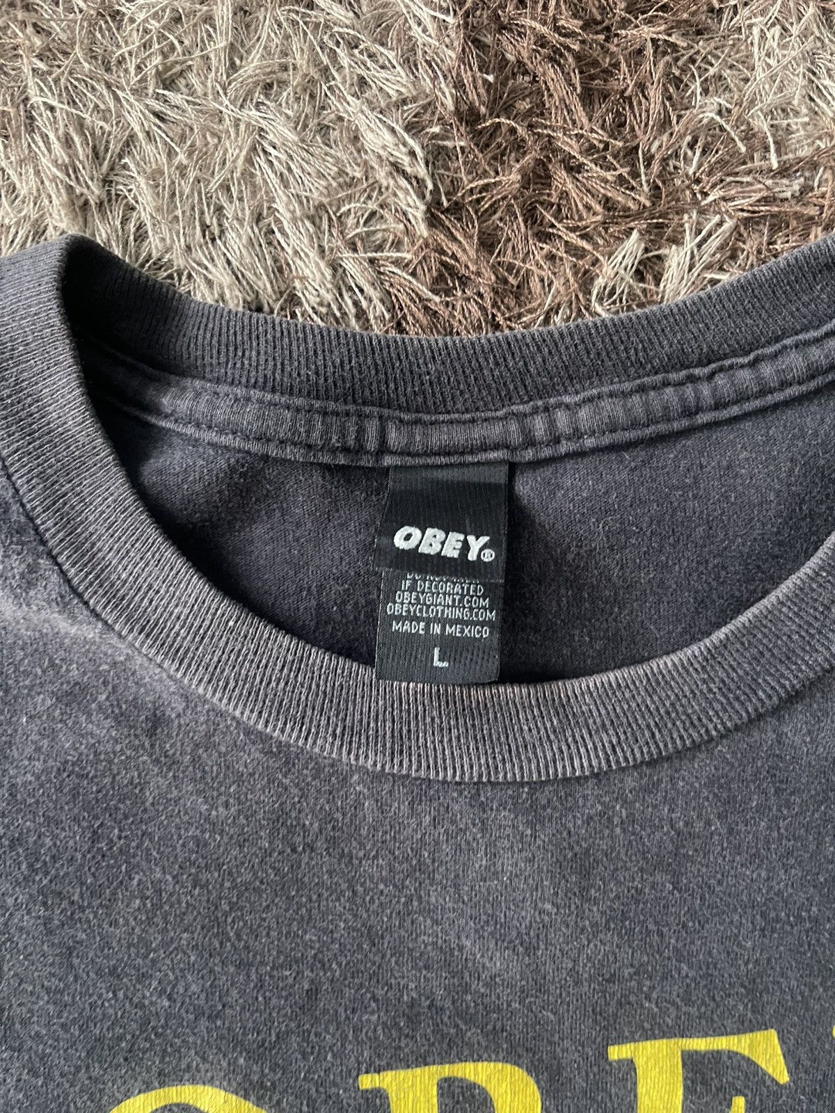 Obey × Vintage VINTAGE OBEY GUCCI LOGO SPELL OUT VERY RARE Size US L / EU 52-54 / 3 - 3 Thumbnail