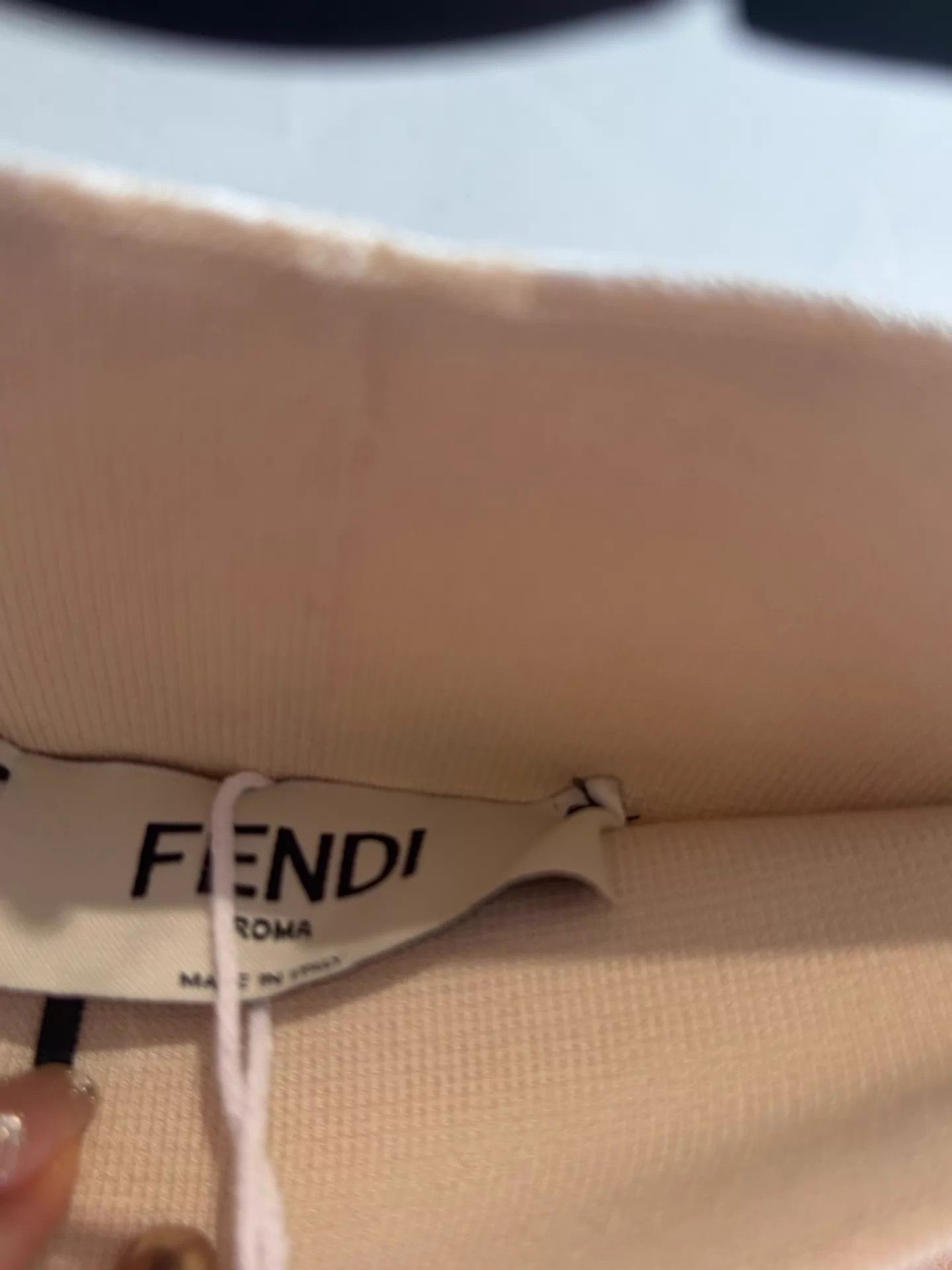 Fendi Fendi White FF Logo Straight-Leg Pants New W/Tags 40 Size 27" / US 4 / IT 40 - 4 Thumbnail