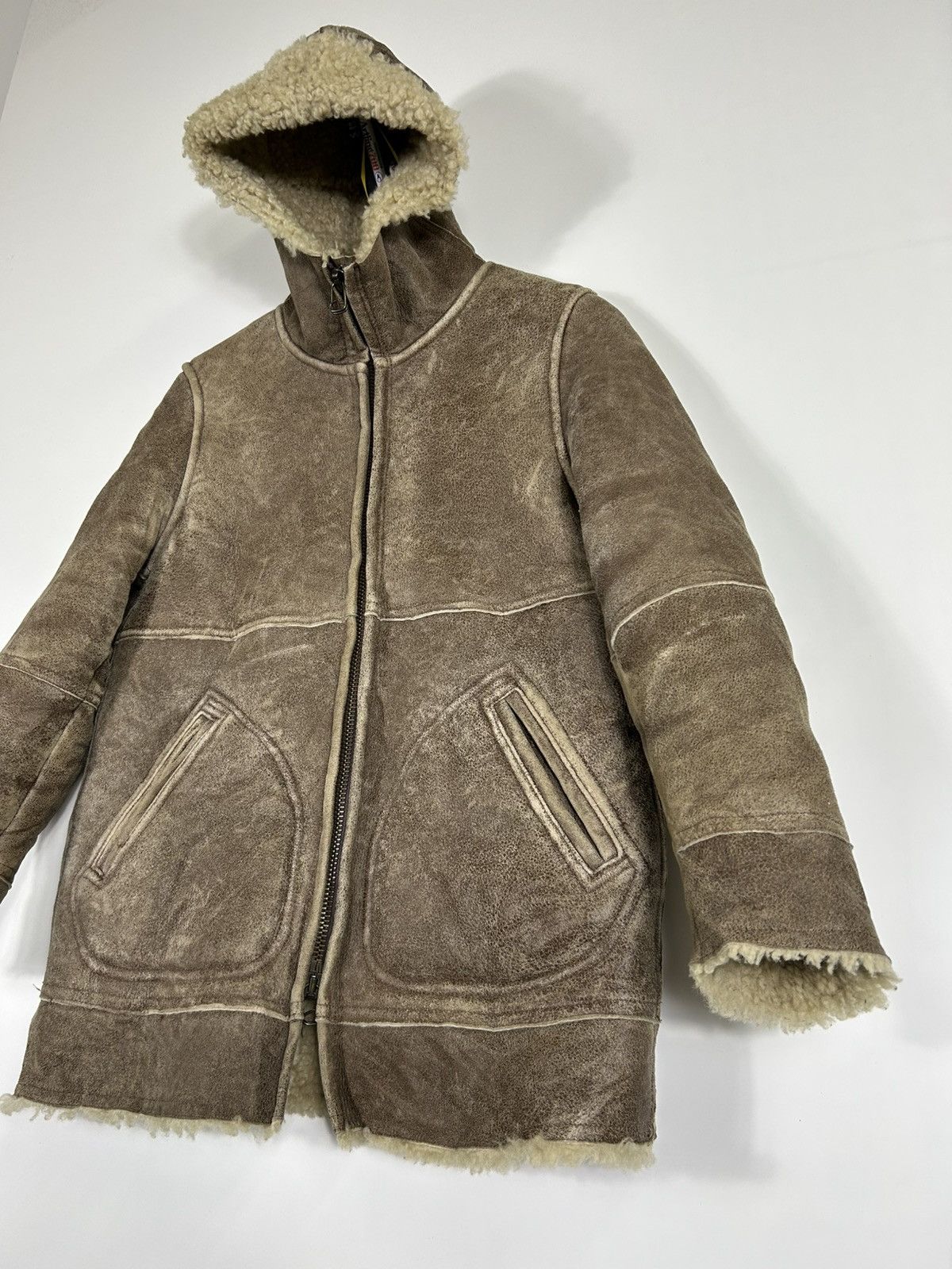 Leather 🔥Inpatchtys Kerri Lamb Hoodie Zipper Jacket Size US S / EU 44-46 / 1 - 3 Thumbnail