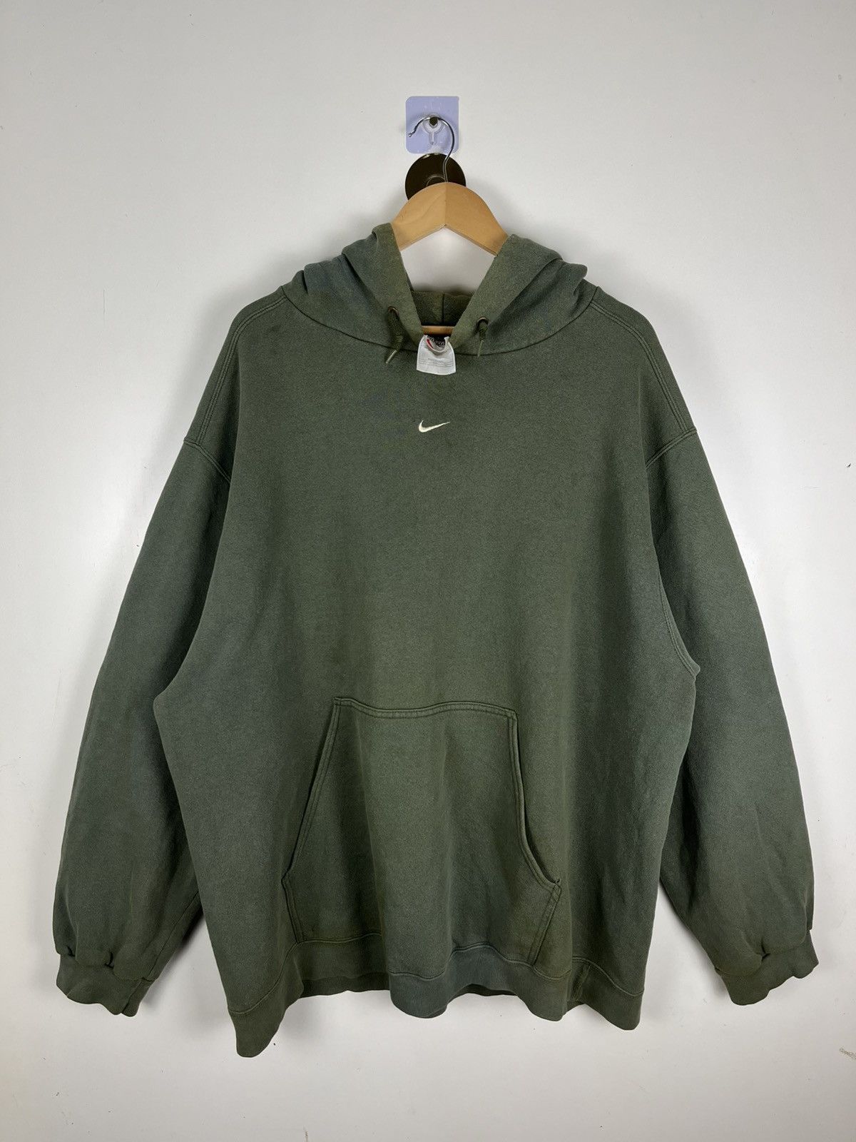 Nike Vintage 90s Nike Center Hoodie Size US XXL / EU 58 / 5 - 1 Thumbnail