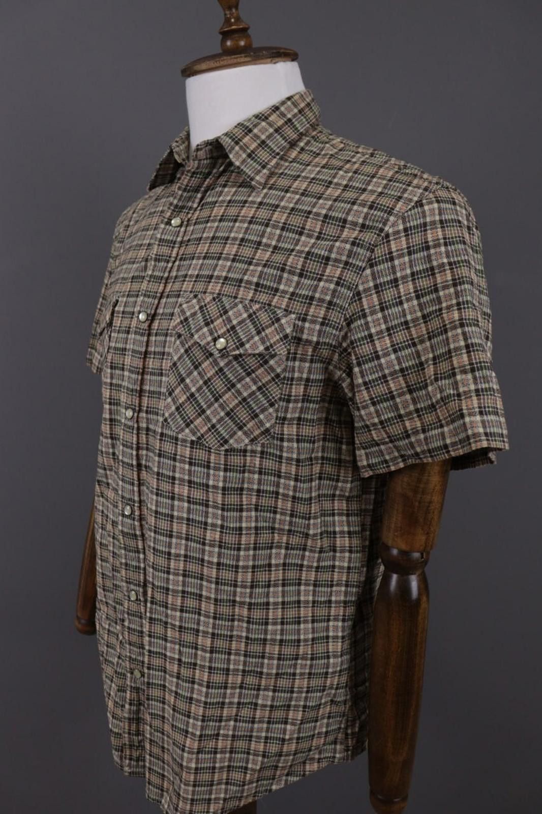 Denim & Supply Ralph Lauren Denim & Supply Ralph Lauren Brown Check Overshirt Shirt Sz L Size US L / EU 52-54 / 3 - 9 Thumbnail