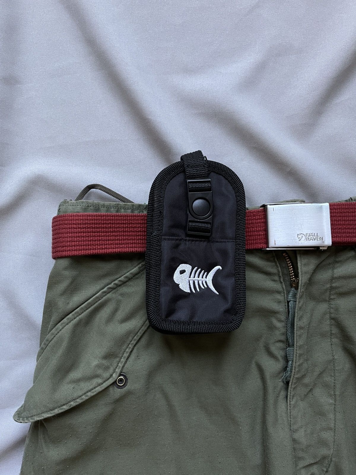 Japanese Brand × Vintage Fishbone Vintage Phone/Documents Belt Small Pouch Bag Size ONE SIZE - 2 Thumbnail