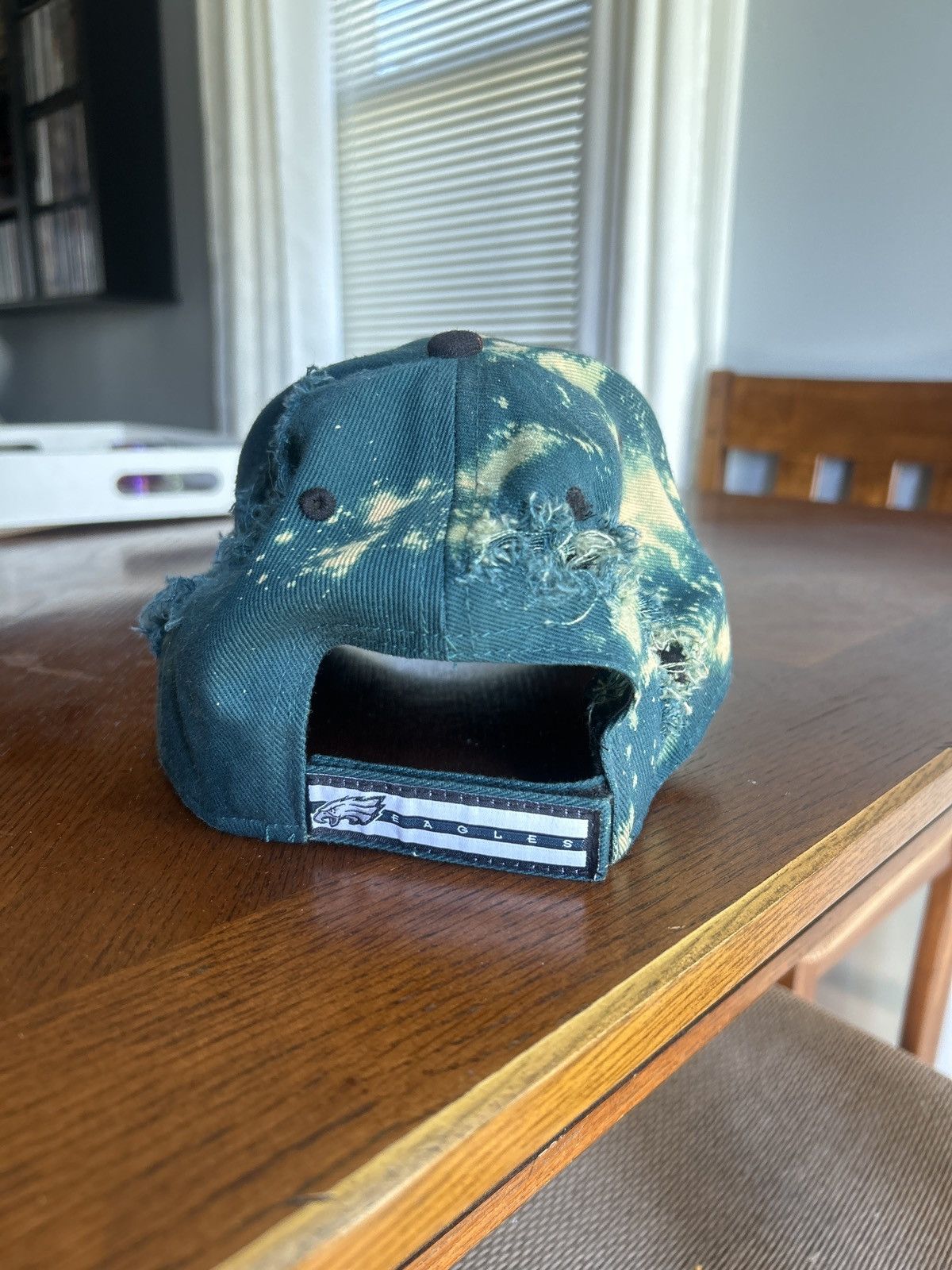 NFL Custom Acid Wash Distressed Eagles Hat Size ONE SIZE - 5 Thumbnail