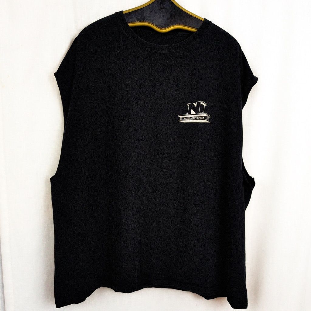 Vintage Vintage Buy American Fabricated; Novel Iron Sleeveless Shirt Size US XXL / EU 58 / 5 - 2 Thumbnail