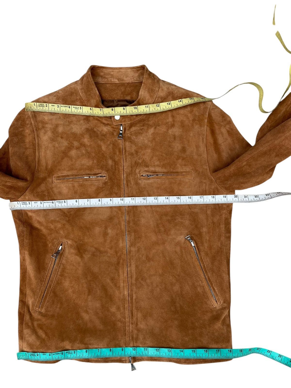 Ciaopanic Ciaopanic Japan Goatskin Suede Leather Slim Racer Jacket Size US M / EU 48-50 / 2 - 2 Thumbnail
