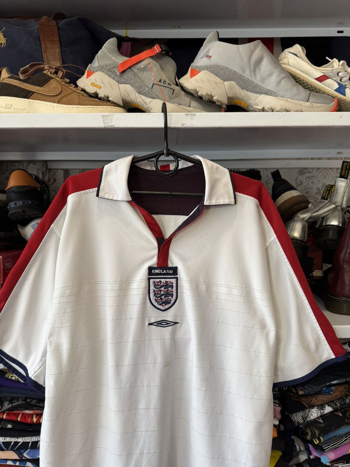 Umbro England reversible football shirt 2002 World Cup Umbro Size US L / EU 52-54 / 3 - 2 Thumbnail