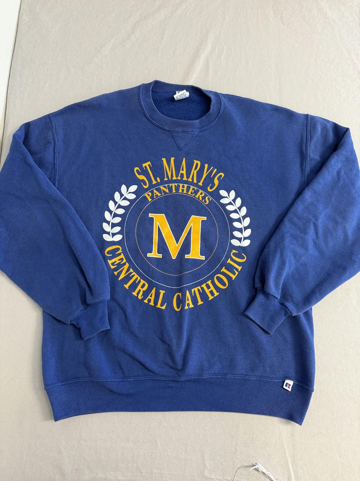 Russell Athletic Vintage Saint Mary's College High School Crewneck Sweatshirt Size US XL / EU 56 / 4 - 1 Thumbnail