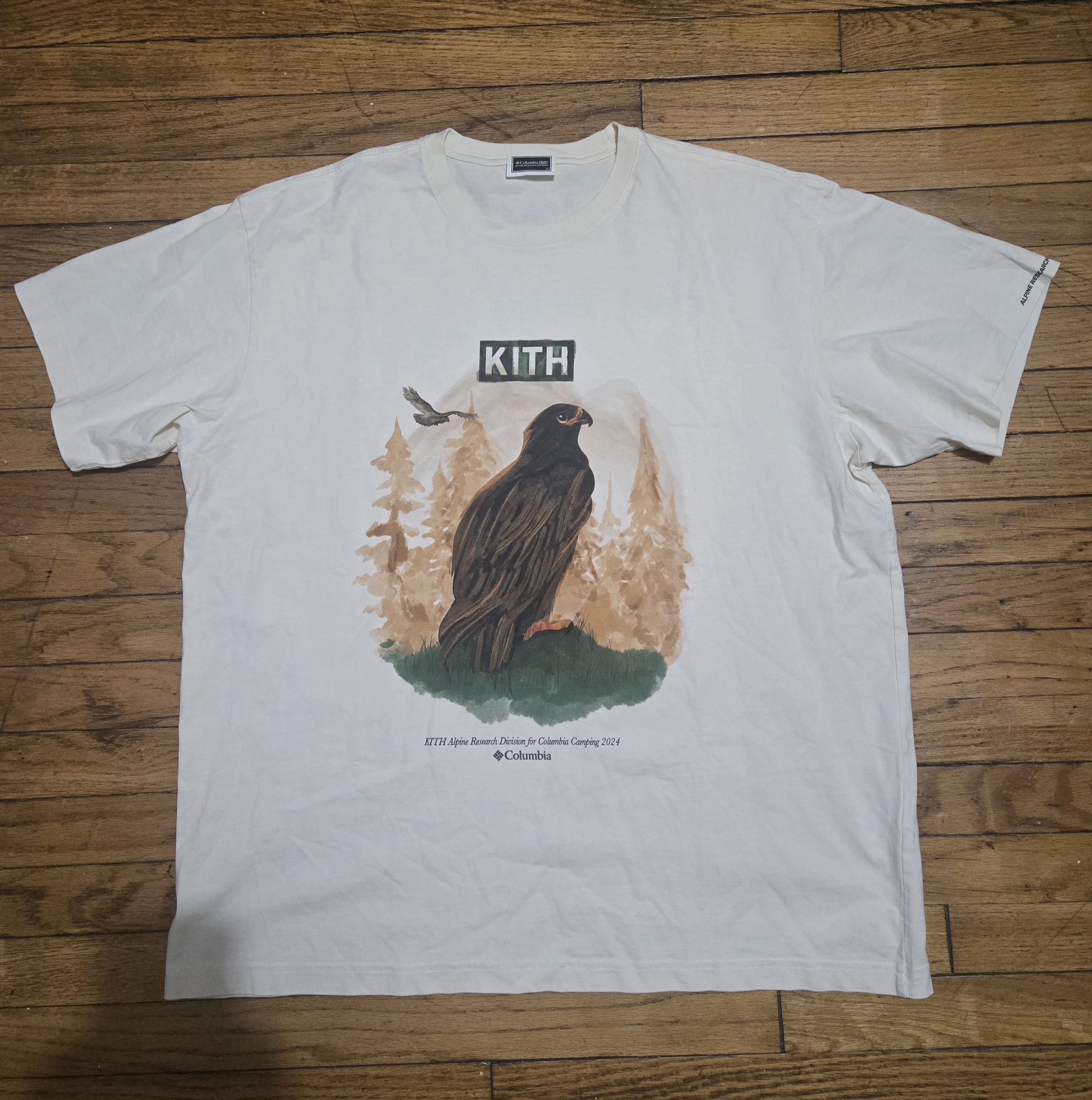 Columbia × Kith Kith X Columbia XL 2024 Eagle Illustration Vintage T Shirt Size US XL / EU 56 / 4 - 1 Thumbnail