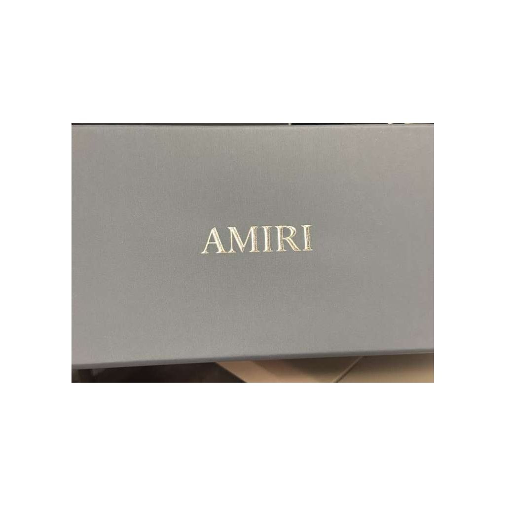 Amiri o1rshd1 Logo Pool Slide in Yellow/Black Size US 13 / EU 46 - 13 Thumbnail