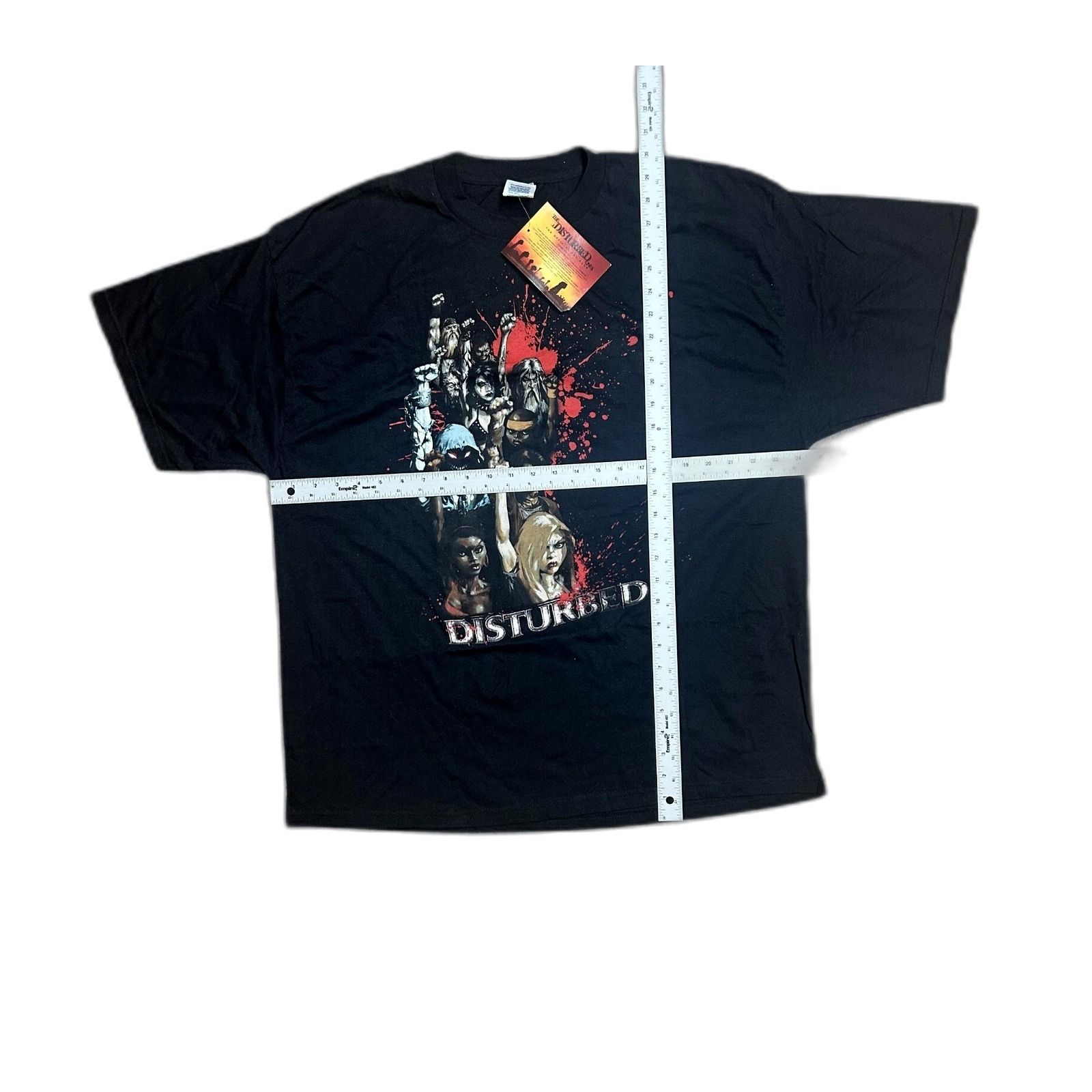 PGA Tour Distrubed 2006 NWT Band Tour Tee Shirt Black Mens 2XL Size US XXL / EU 58 / 5 - 4 Thumbnail
