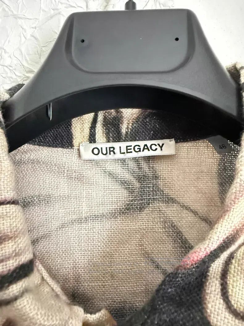 Our Legacy Our Legacy Flame print linen short-sleeved shirt Size US S / EU 44-46 / 1 - 3 Thumbnail