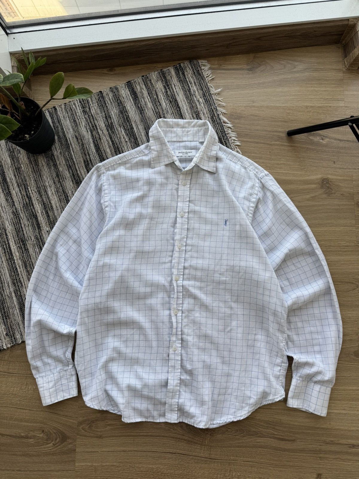 Vintage Yves Saint Laurent YSL button up shirt