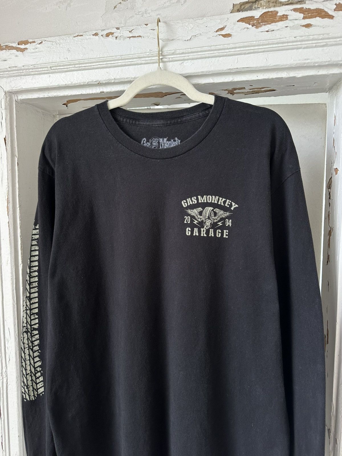 Vintage Gas Monkey Garage Black Made in USA Long Sleeve Size US L / EU 52-54 / 3 - 5 Thumbnail
