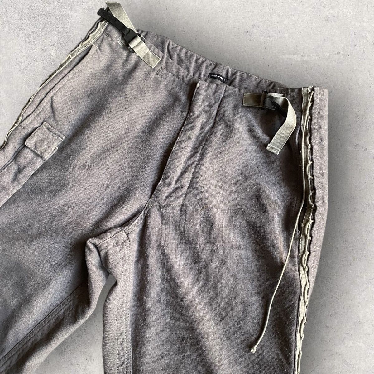 Stone Island Vintage AW03 Compression Cargo Trousers Size US 32 / EU 48 - 2 Thumbnail