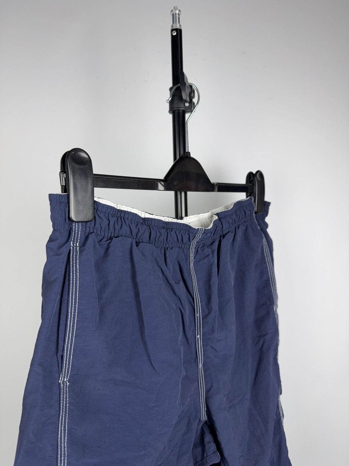 Nike 00s Nike Vintage Navy Swim Shorts Swoosh Y2K Nylon Men’s M Size US 32 / EU 48 - 7 Thumbnail