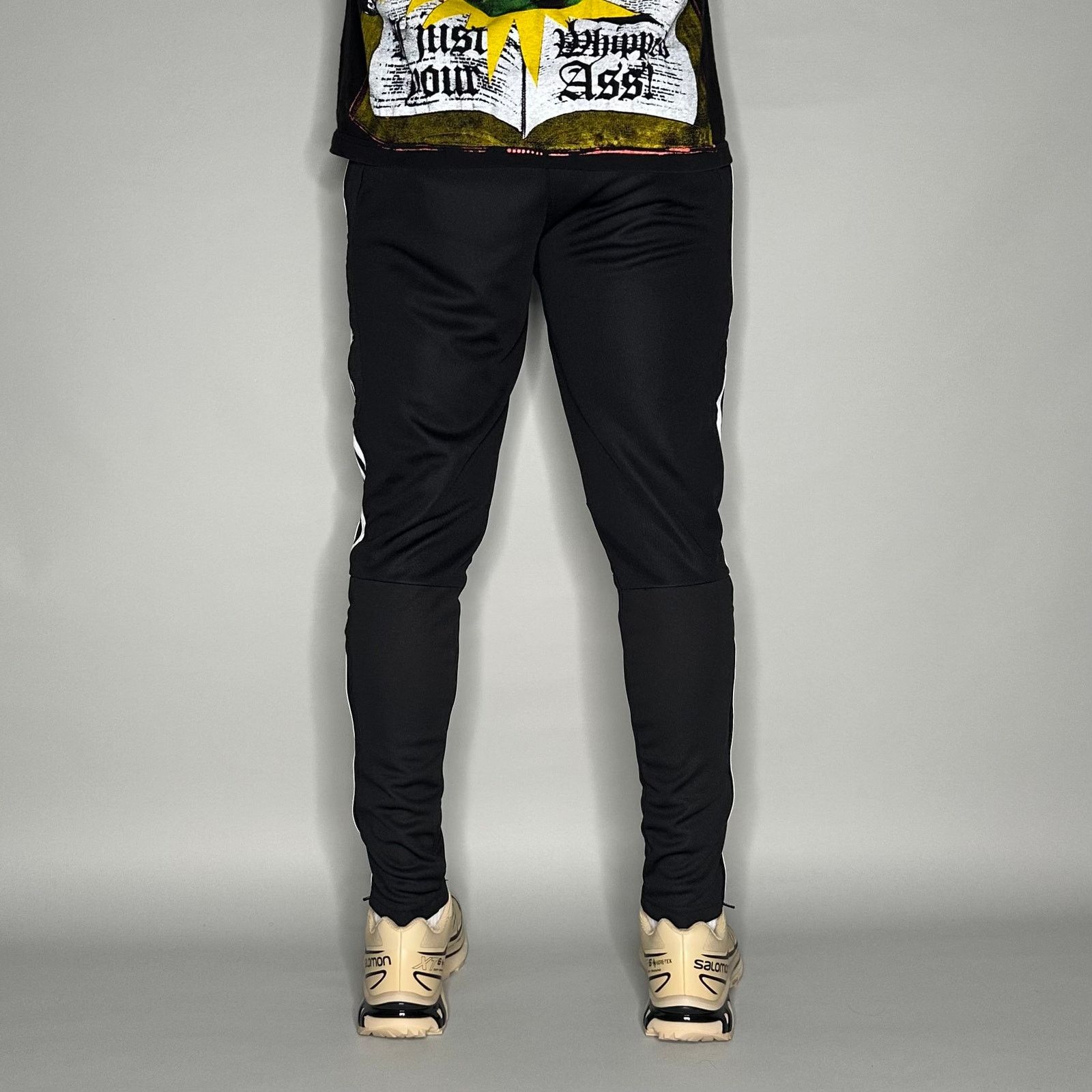 Adidas Vintage Y2K Adidas Sweatpants Mens S Slim Fit Black Joggers Size US 30 / EU 46 - 3 Thumbnail