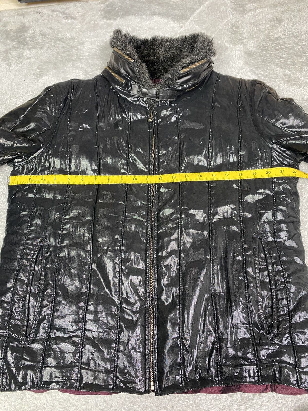 Le Grande Bleu (L.G.B.) LGB If Six Was Nine Style Men Tenoras Faux Fur Jacket. J0118 Size US L / EU 52-54 / 3 - 18 Thumbnail
