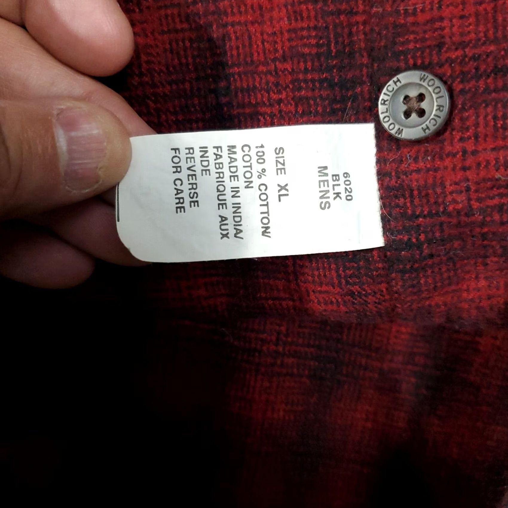 Vintage Woolrich Flannel Shirt Mens XL Red Black Plaid Outdoor Button Up Long Sleeve 90s Classic Outdoor Size US XL / EU 56 / 4 - 6 Thumbnail