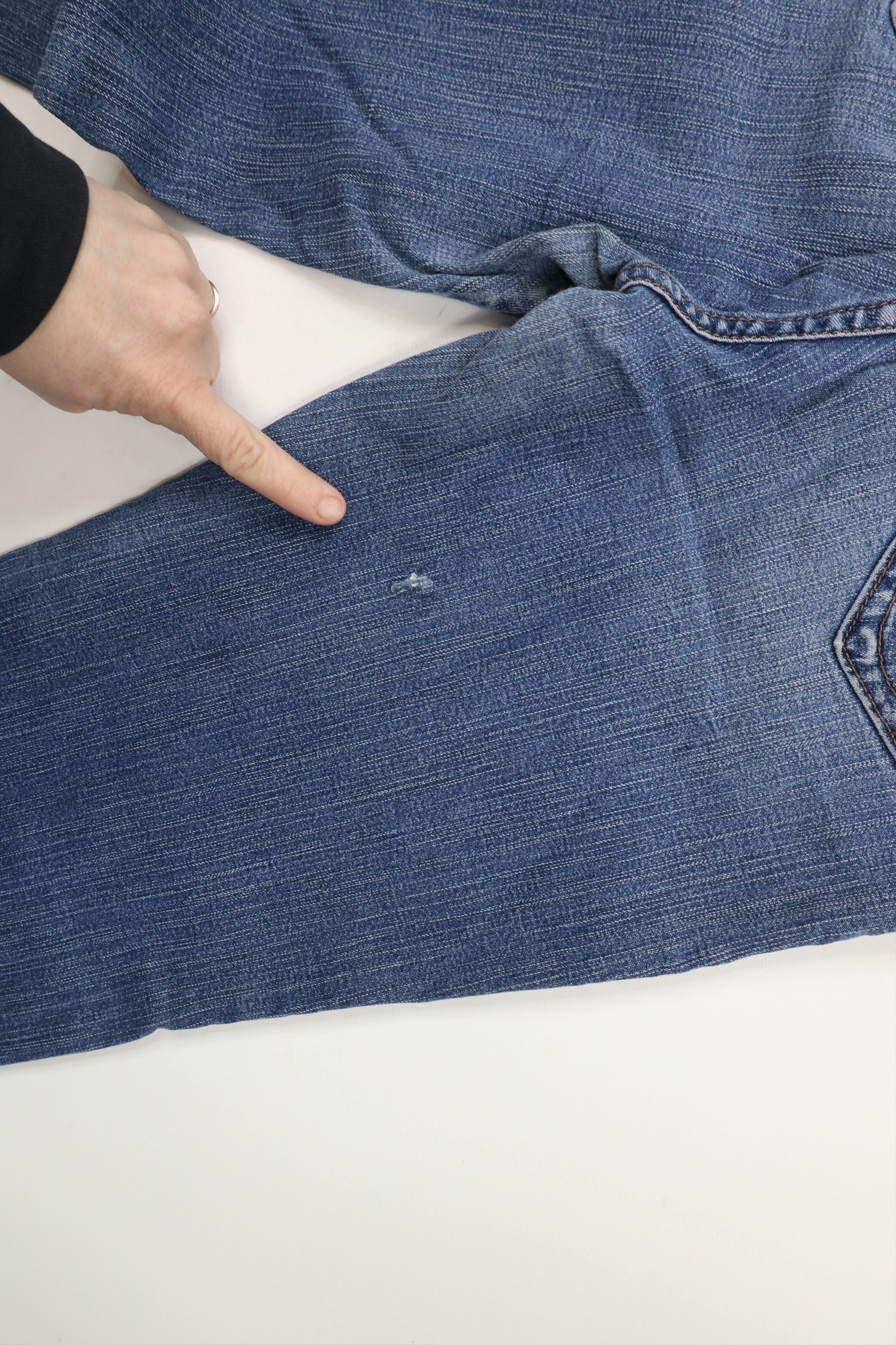 Levi's × Vintage Vintage Y2K Levis Flared Wide Leg Denim Jeans Babydoll Size 30" / US 8 / IT 44 - 13 Thumbnail