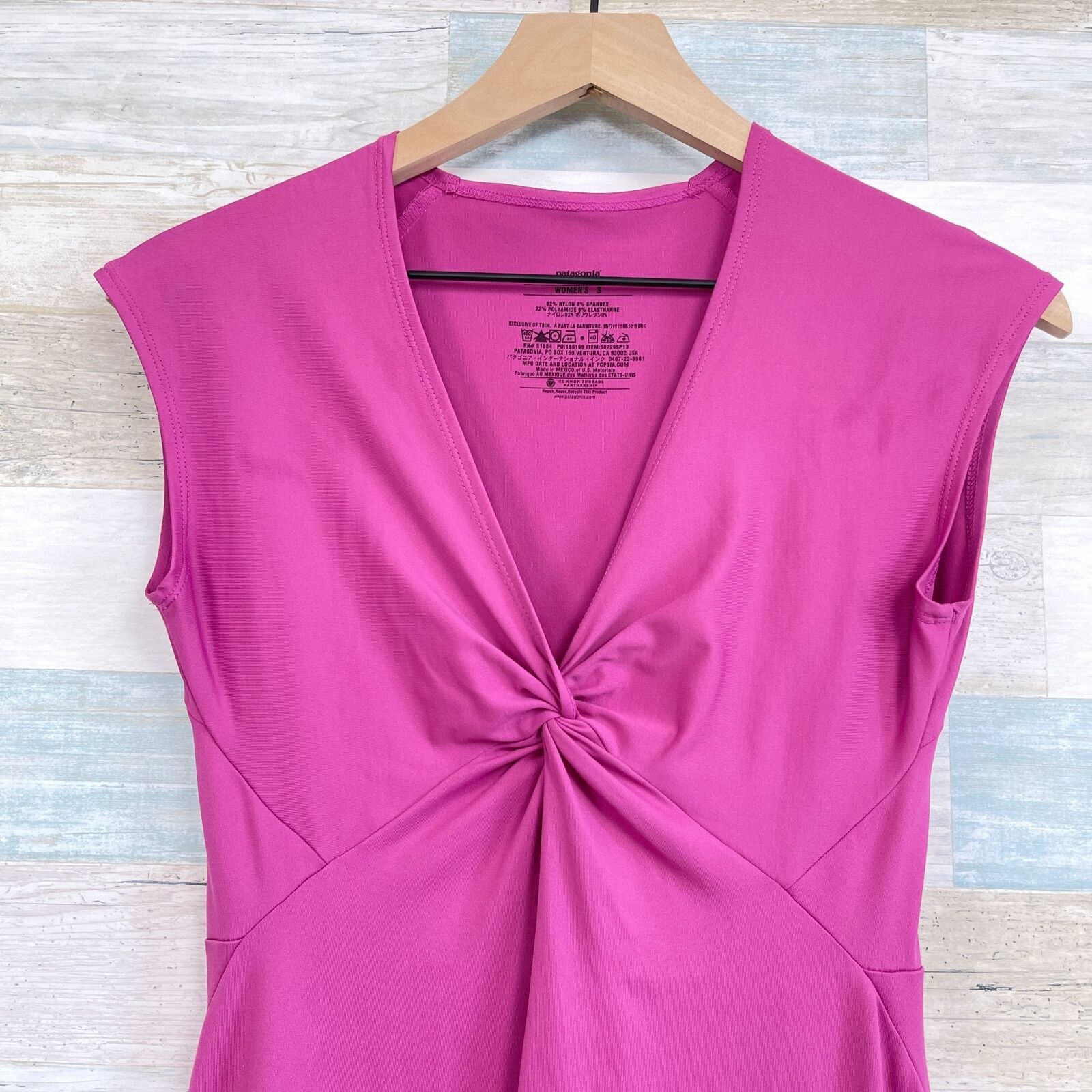 Patagonia Patagonia Bandha Twist Front Dress Pink Slim Fit Stretch S Size S / US 4 / IT 40 - 2 Thumbnail