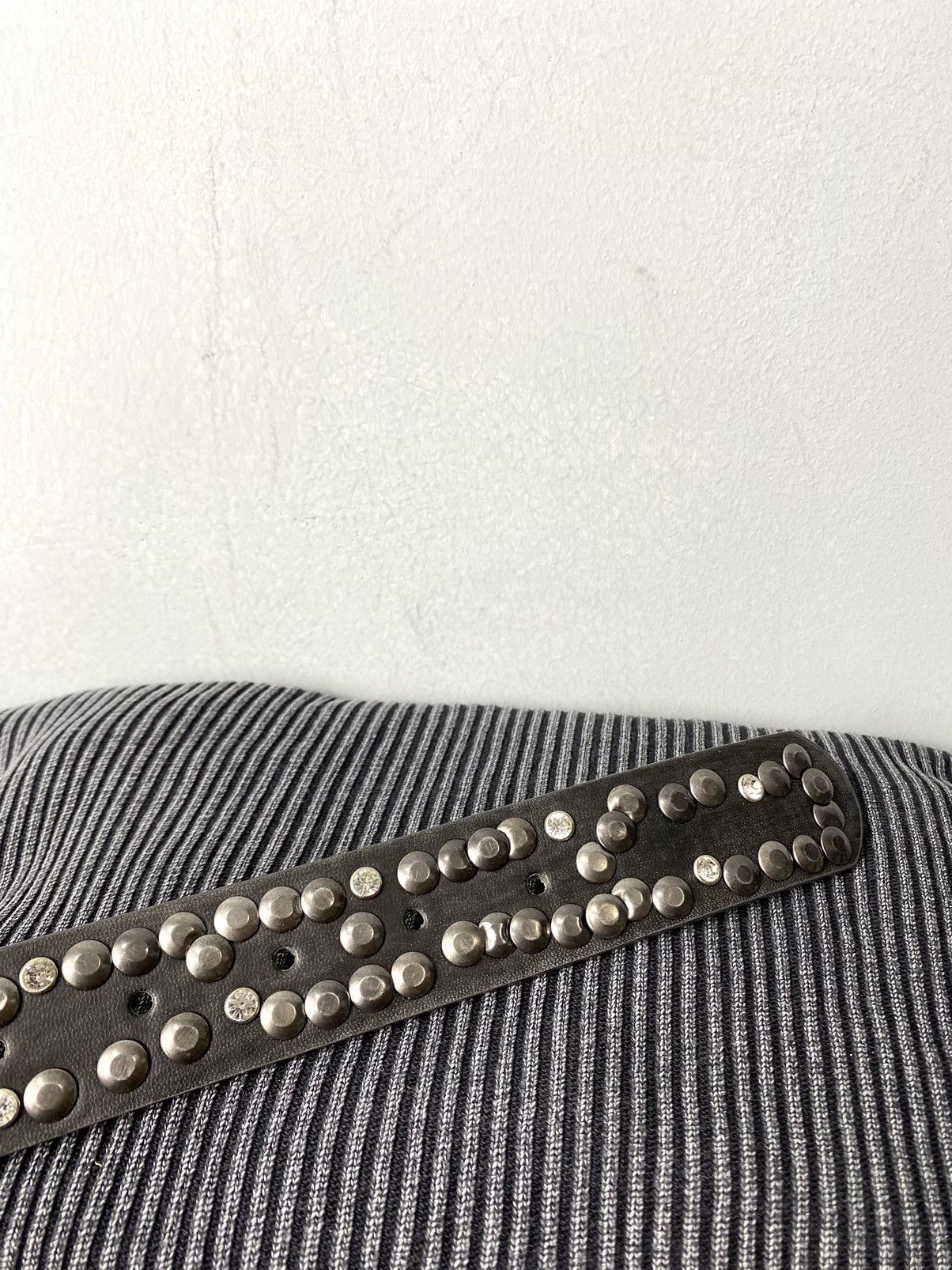Japanese Brand Vintage Crazy Metal Belt Drip Japanese Hype bb Simon Size ONE SIZE - 4 Thumbnail