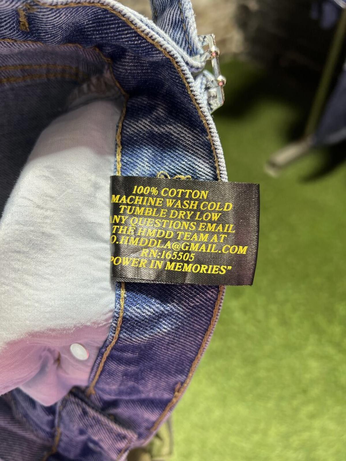 HMDD HMDD Chimstone Blue Jeans Sz. L Size ONE SIZE - 4 Thumbnail