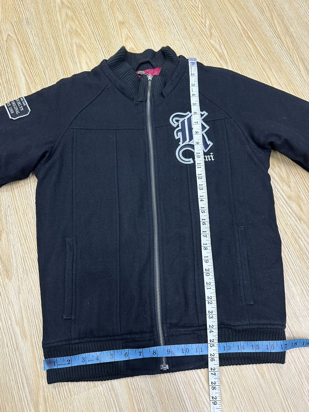 Karl Kani Karl Kani Wool Bomber Vintage Jacket MJ66 Size US S / EU 44-46 / 1 - 9 Thumbnail