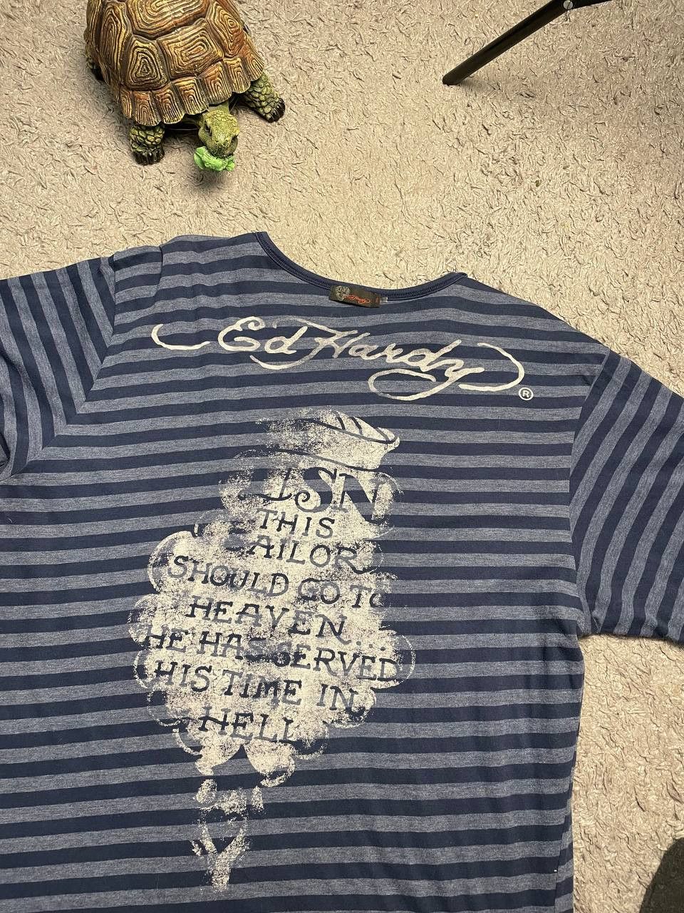 Ed Hardy × Vintage Vintage Double Sided T-Shirt Size US XXL / EU 58 / 5 - 5 Thumbnail