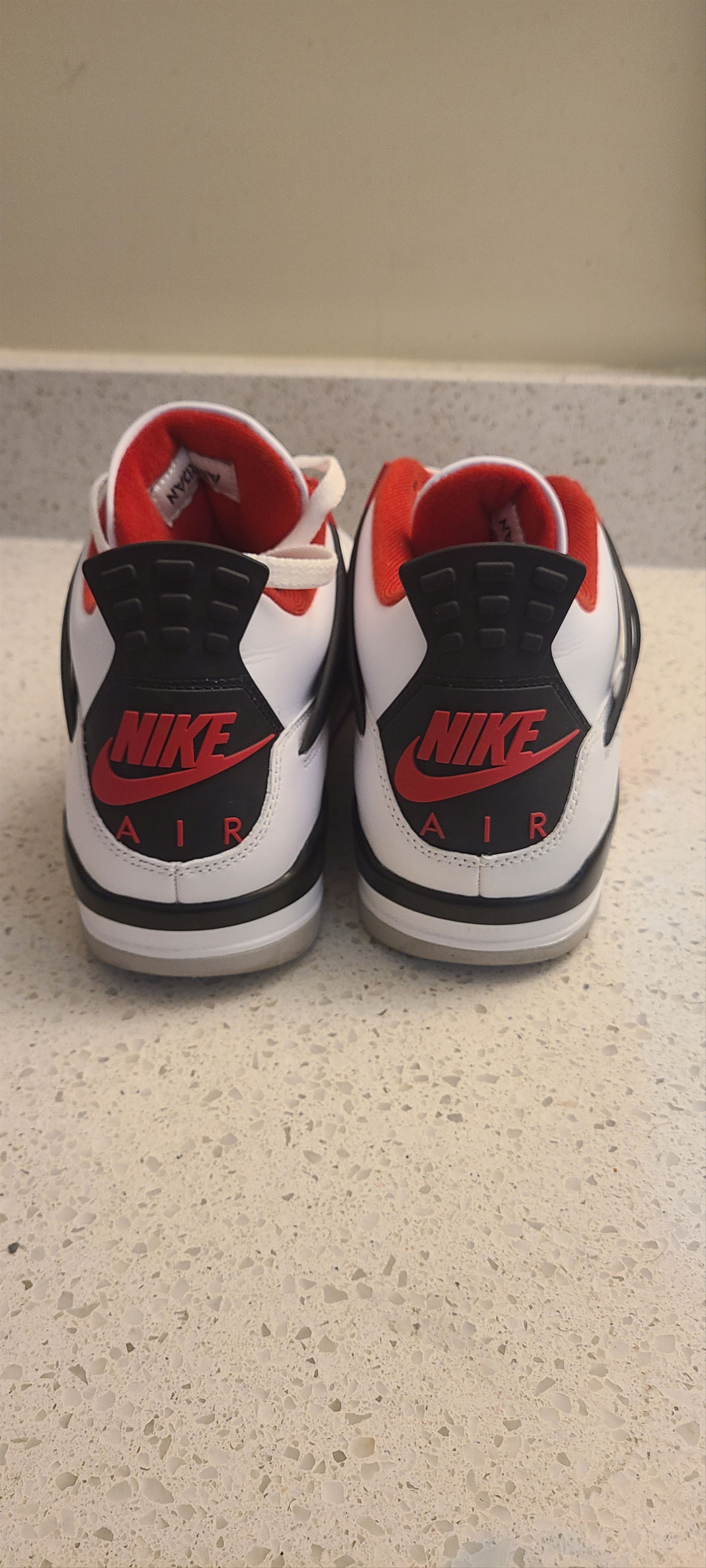 Jordan Brand Air Jordan 4 Retro OG Fire Red Size US 11 / EU 44 - 9 Thumbnail