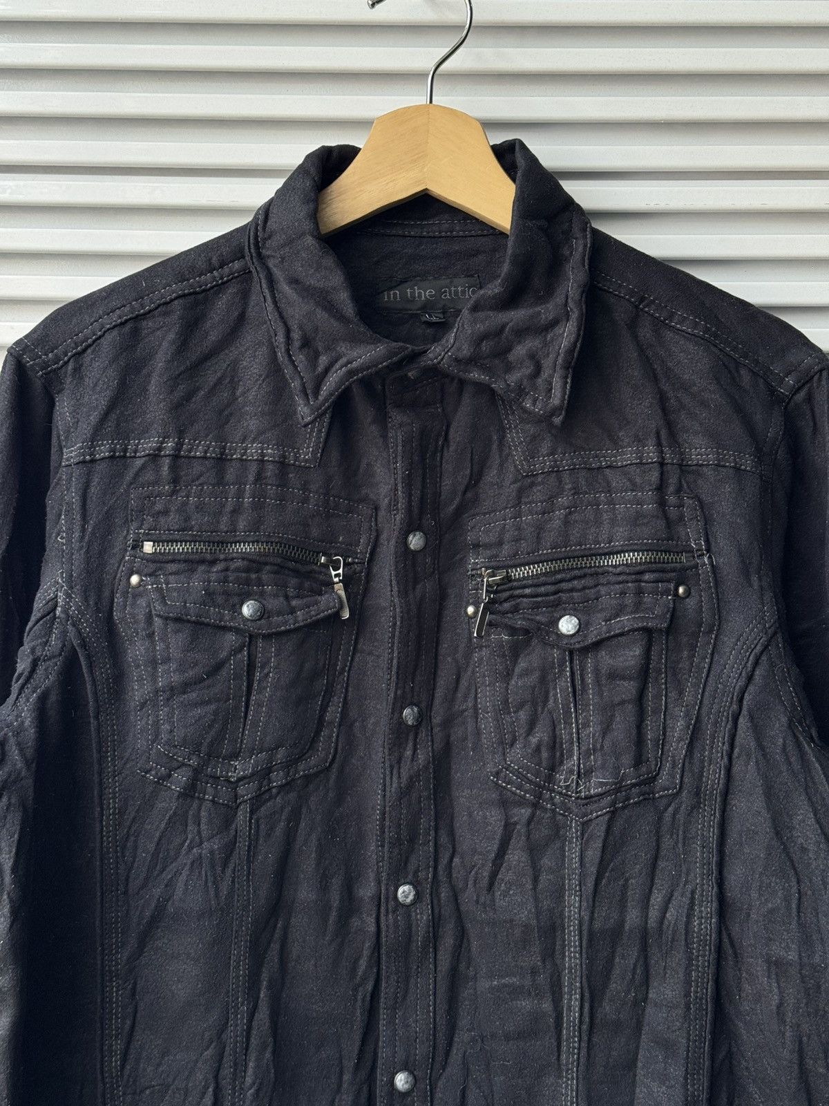 In The Attic Punk! In The Attic Button Up Poem Riot Jacket Size US M / EU 48-50 / 2 - 2 Thumbnail