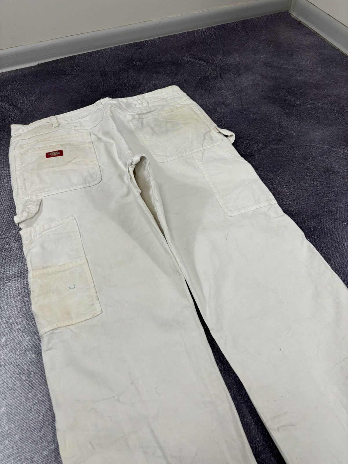 Dickies Vintage Dickies USA White Work Carpenter Hype Baggy Pants Size US 38 / EU 54 - 5 Thumbnail