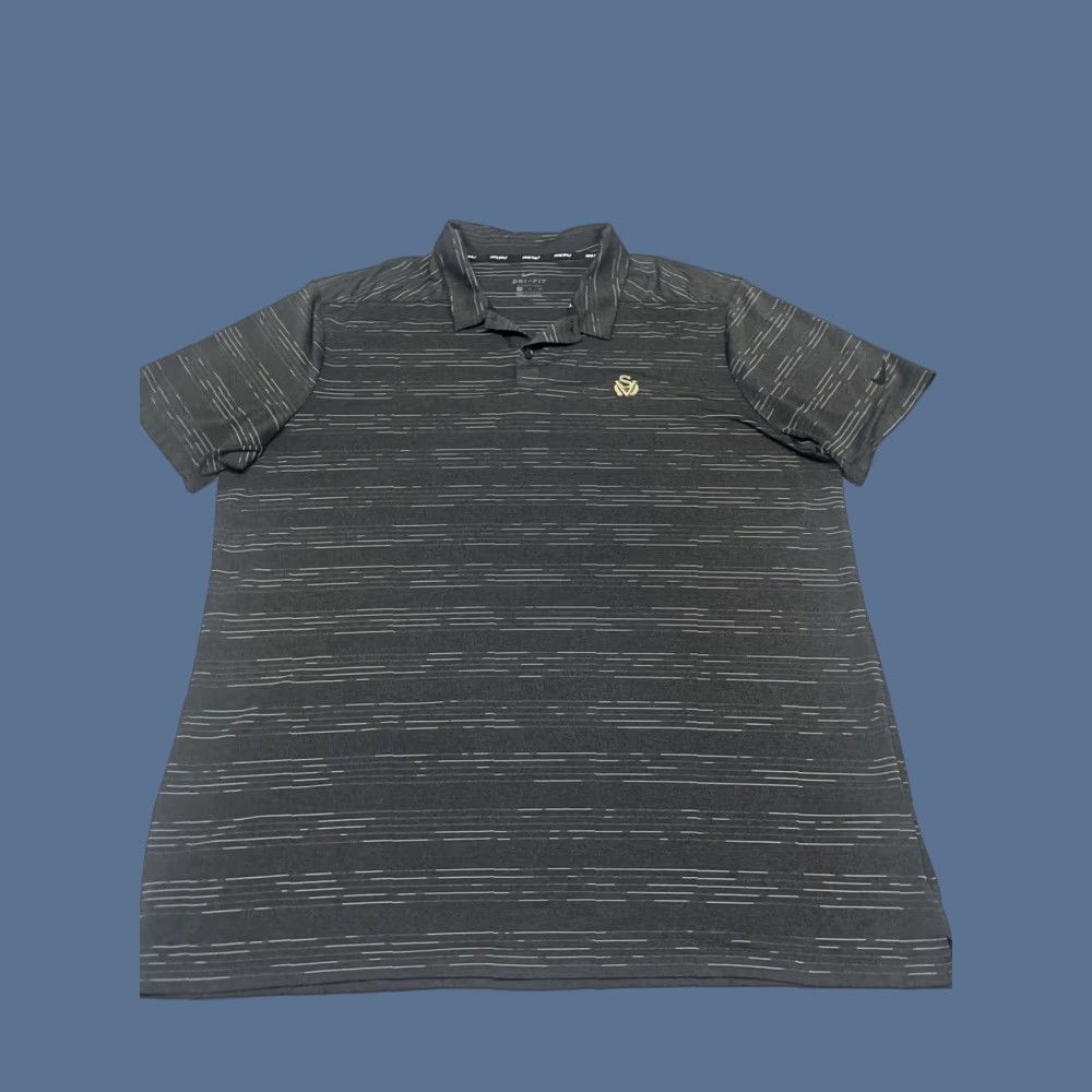 Nike Nike Polo Shirt Mens XL Black Striped Zonal Cooling Sage Valley GC Logo Golf Size US XL / EU 56 / 4 - 1 Thumbnail