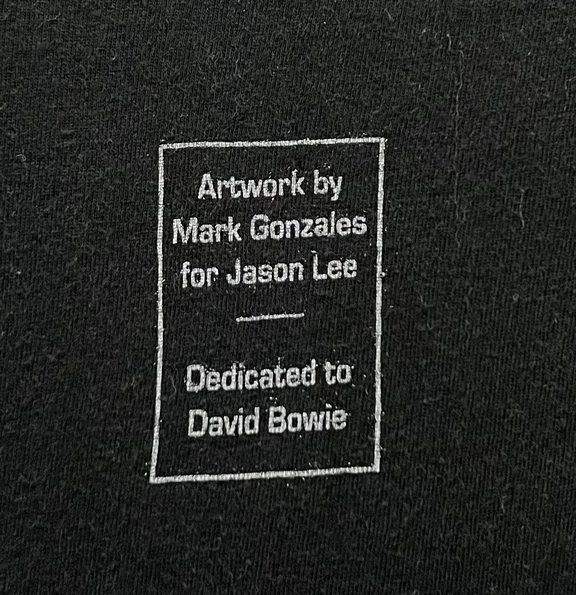 Band Tees by Mark Gonzales for Jason Lee Dedicated to David Bowie Size US L / EU 52-54 / 3 - 4 Thumbnail