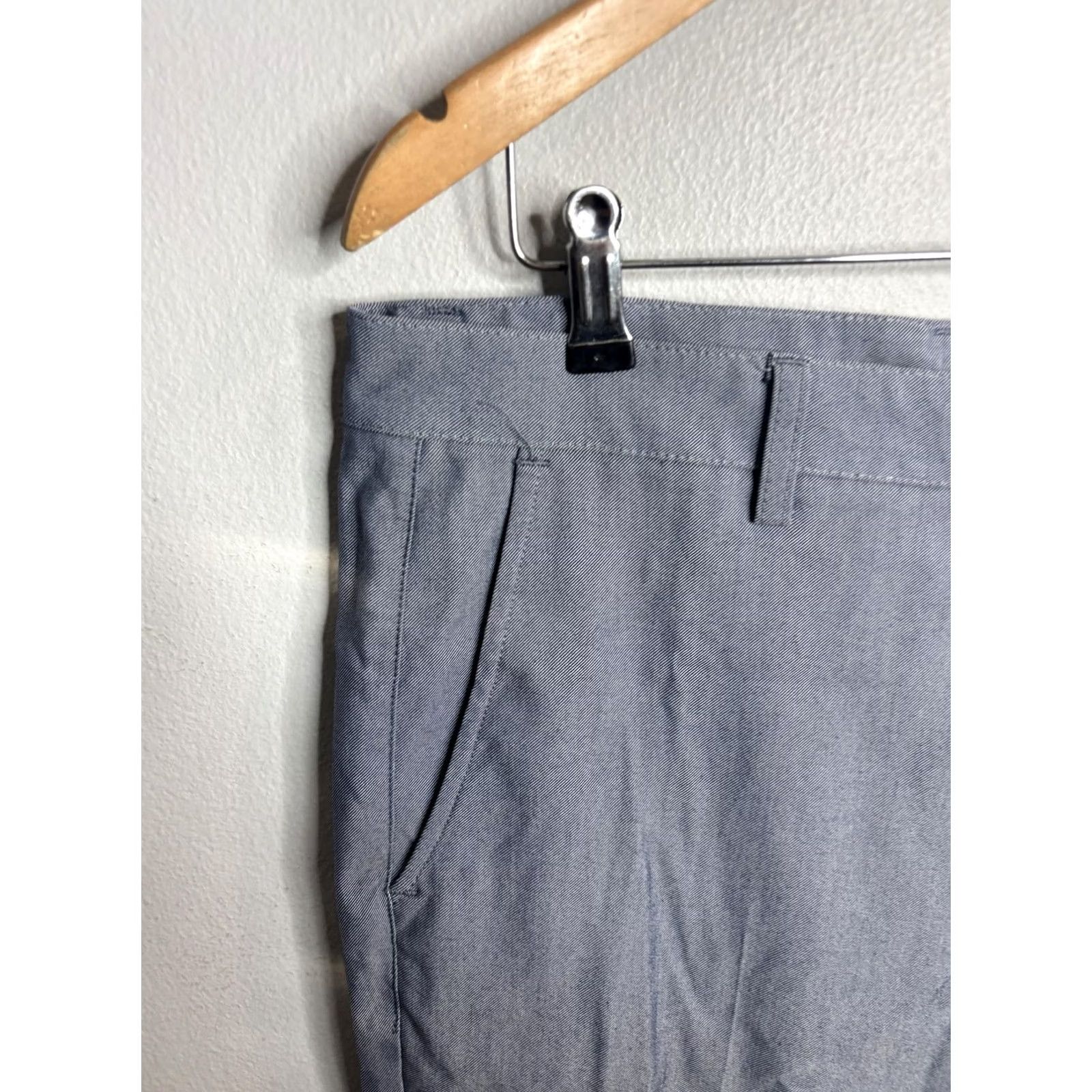 Mizzen+Main VINTAGE Mizzen+Main Pants Mens 32 Gray Performance Chino Dress Work Stretch Casual Tech Size US 32 / EU 48 - 2 Thumbnail
