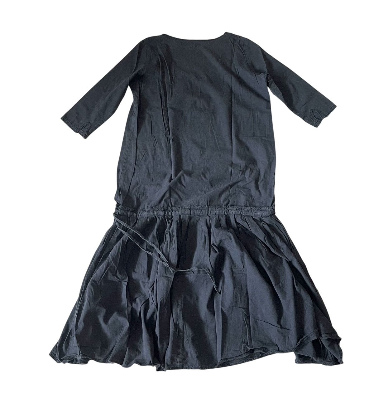 Kapital Vintage kapital raw edge black maxi dress Size S / US 4 / IT 40 - 6 Thumbnail
