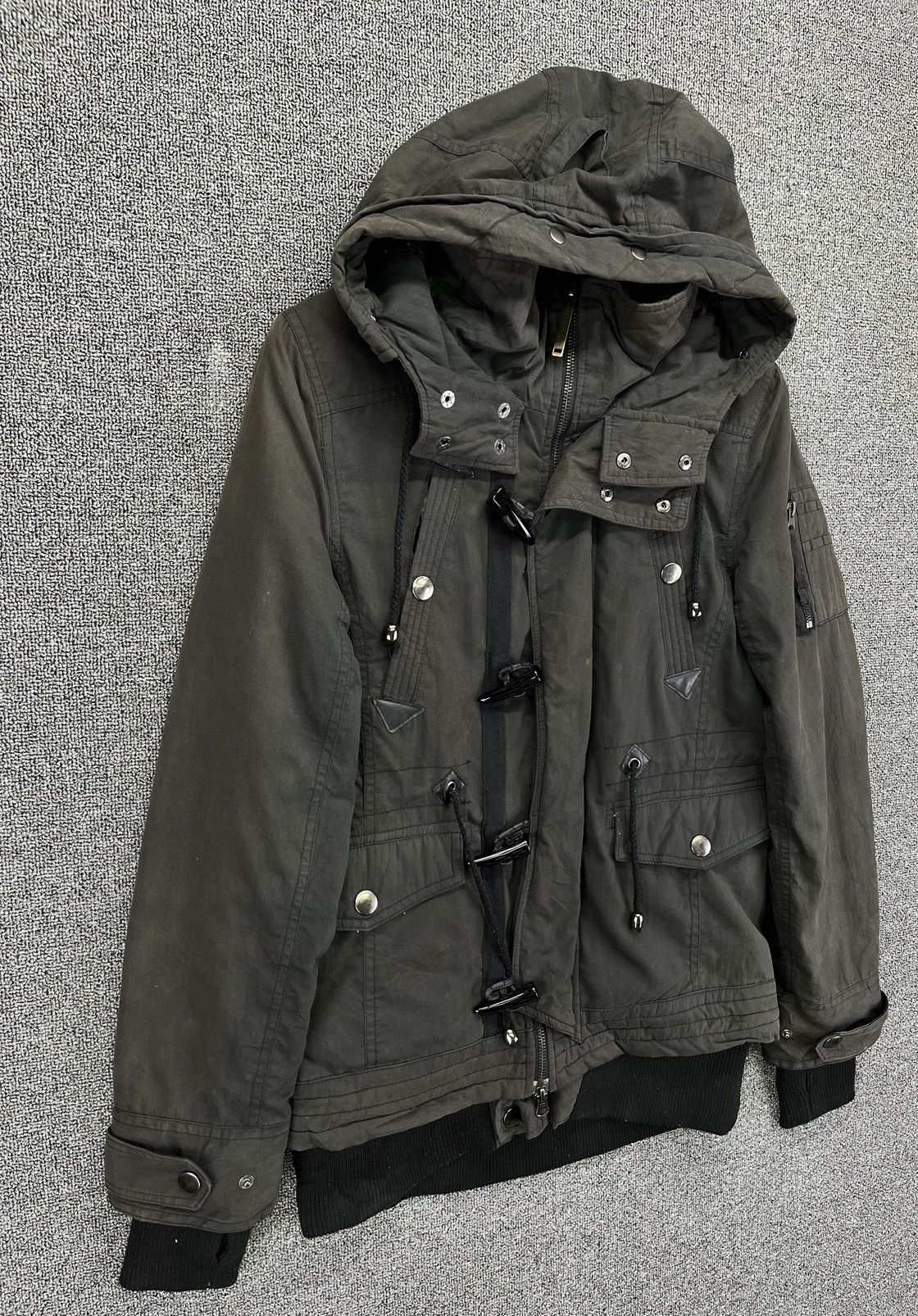 BUFFALO BOBS BUFFALO BOBS Rare Hooded Zip Up Punk Jacket Size M / US 6-8 / IT 42-44 - 2 Thumbnail