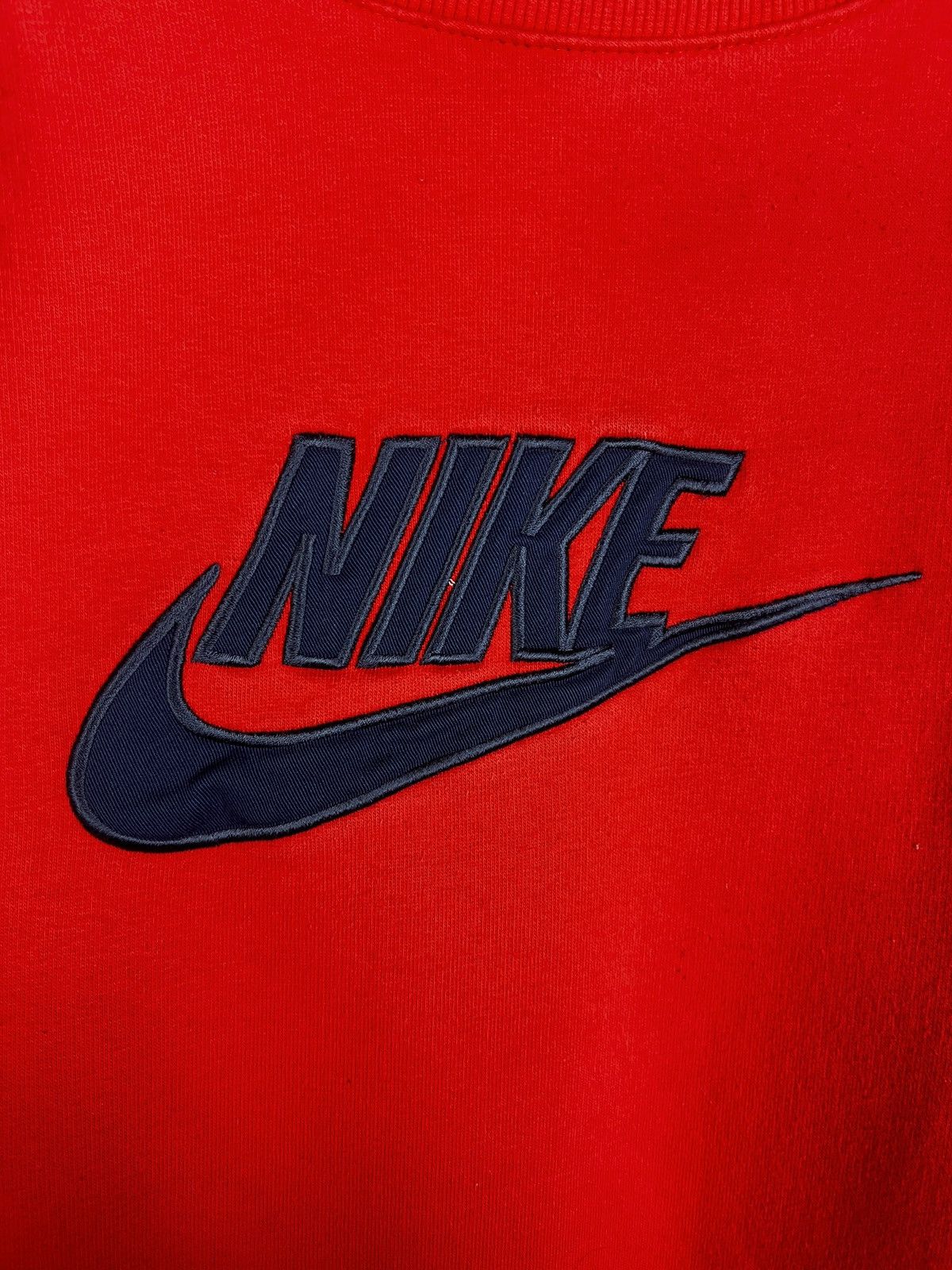 Nike Vintage Y2K Nike Big Swoosh Logo Sweatshirt Boxy Fit Size US M / EU 48-50 / 2 - 5 Thumbnail