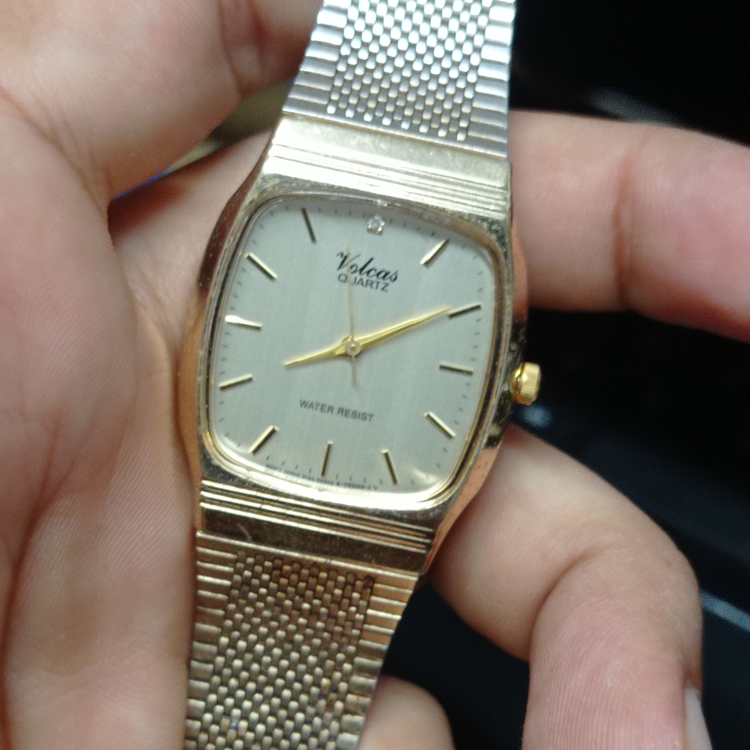 Vintage Vintage Retro Volcas Watch by Japan Made (fully steel) Size ONE SIZE - 6 Thumbnail