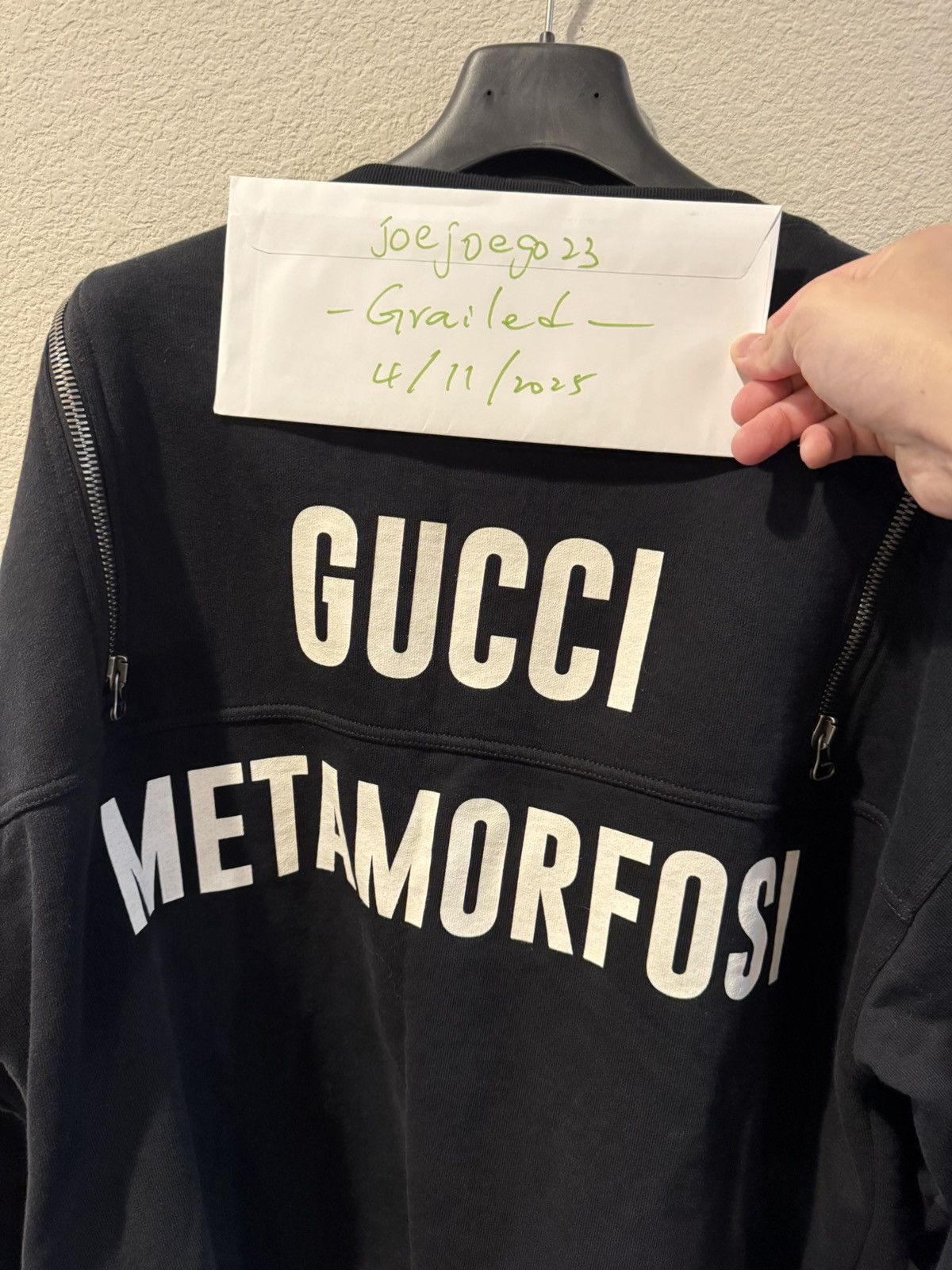 Gucci Gucci Printed Zip Detail Sweatshirt - Black Size US L / EU 52-54 / 3 - 5 Thumbnail