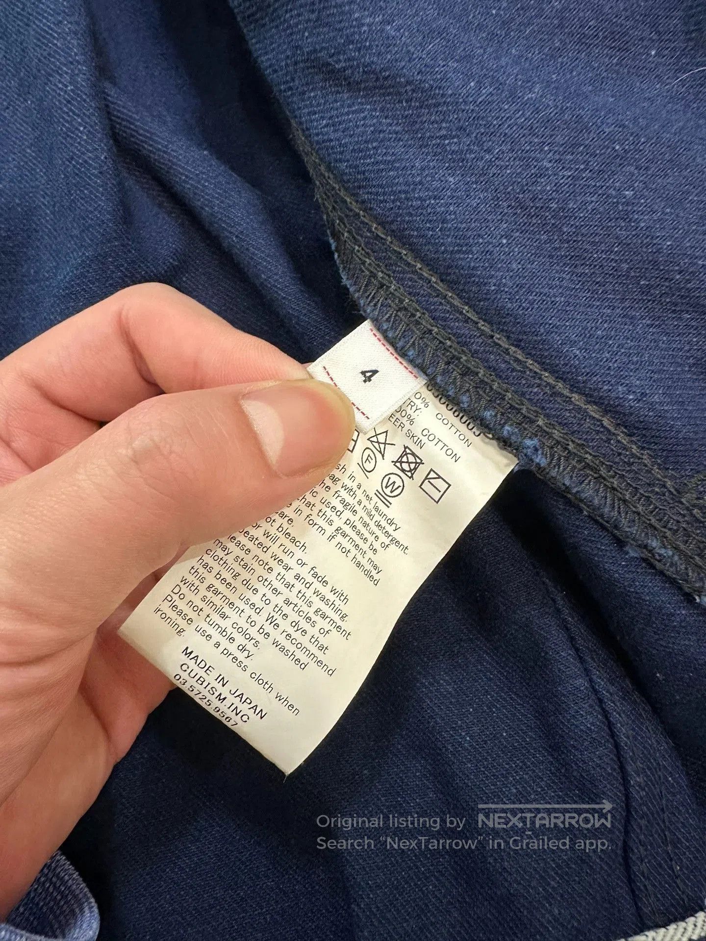 Visvim visvim 101xx CMYK.ND Indigo Jacket. Size US XL / EU 56 / 4 - 3 Thumbnail